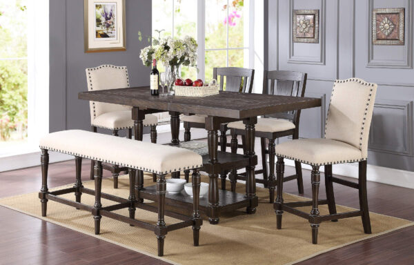 Excalibar Dark Dining Room Collection