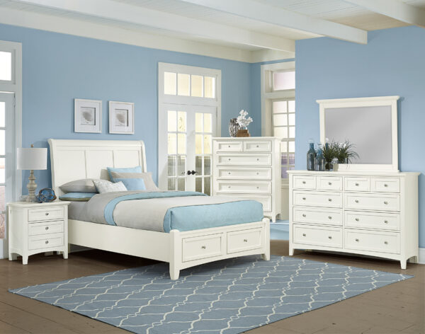 Bonanza White Bedroom Set