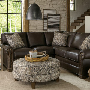 Sylvia Leather Sectional Collection