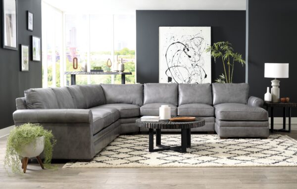 L9 Leather Sectional