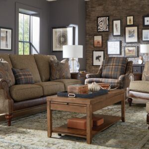 Eastwood Leather/Fabric Sofa